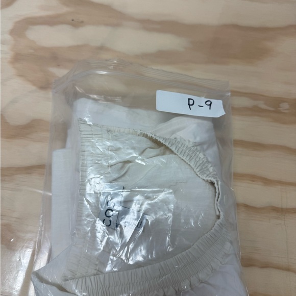 COS Contrast Volume-Sleeve Top Lightweight Blouse Bomber Jacket Snap Closure Lg - Picture 12 of 12